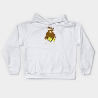 Pickleball teddy bear - Hope you get better soon Kids Hoodie